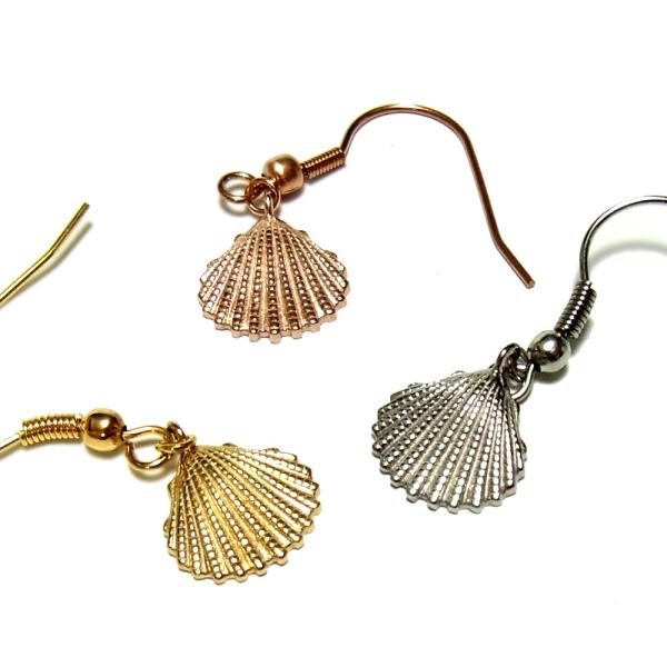 ハワイアンジュエリー ピアス 貝 レディース プレゼント ブランド 片耳 金属アレルギー対応 サージ...