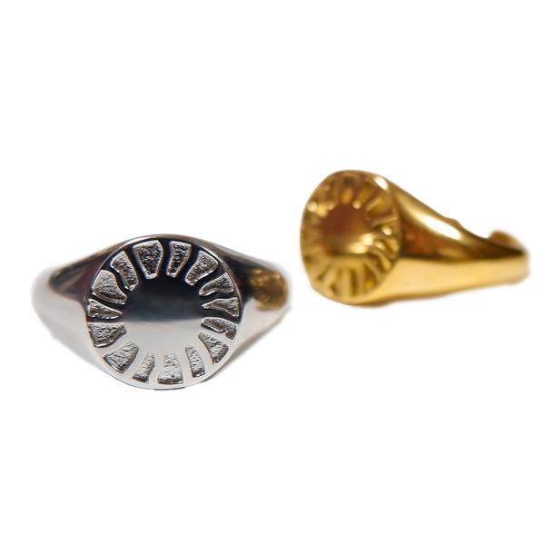 Bohemian resort ボヘミアンリゾートリング サンマーク  指輪 ステンレス 印台