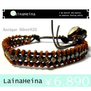 【LainaHeina】シルバー925レザーブレスレット/アンティーク仕上げ/ギフト/CHAN LUU (チャンルー)に続く ju8 年度末 sale｜juraice