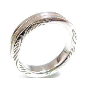 PayPay割り引き 【シルバーアクセサリー】シンプル且つセンスを感じるアラベスク唐草ホワイトシルバ...