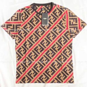 フェンディ FENDI FFロゴ Tシャツ ブラウン :bym03161131:JURER ヤフー