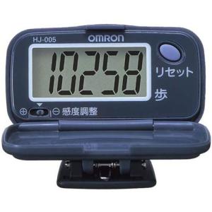 オムロン(OMRON) 歩数計 ヘルスカウンタ ステップス リッチブラック HJ-005-K｜juri-shops