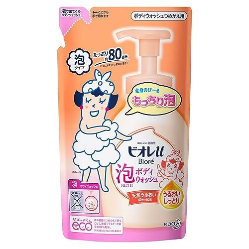 花王 ビオレu 泡で出てくるボディウォッシュ うるおいしっとり 替え 480ml × 4個セット