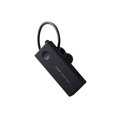 エレコム ヘッドセット Bluetooth 防水 (IPX5対応) 片耳 ハンズフリー通話 ブラック...