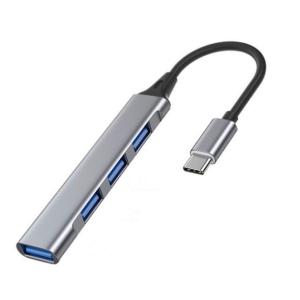 USB Type-C　ハブ　4-in-1 5Gbps スリム設計 軽量高速データ転送 USB3.0/...