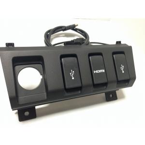 ホンダ ヴェゼル(Vezel) RU型 用 センターパネル USB/HDMIパネルUSBジャック追加に ミラーリングに ケーブル カーナビ ロアアンダーカバーナビ取付キット