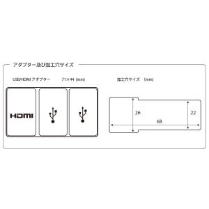 汎用 HDMI USB アダプター 3連タイプ...の詳細画像2