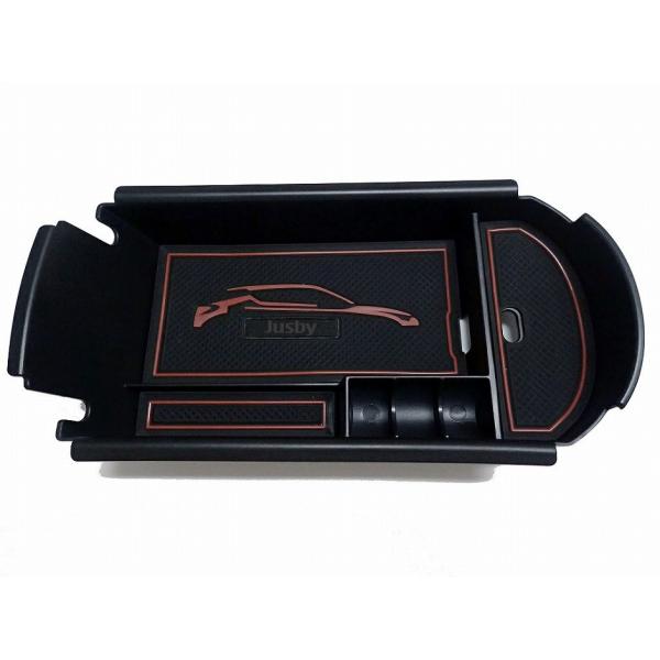 トヨタ C-HR専用4.5cm厚深タイプ センターコンソールトレイ 【ブラウン・茶色】 右ハンドル用...