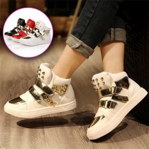 子供靴 おしゃれ ダンス スニーカー キッズ ジュニア 女の子 男の子 ひも 白 黒 ダンスシューズ ヒップホップ ハイカット 靴 ダンススニーカー