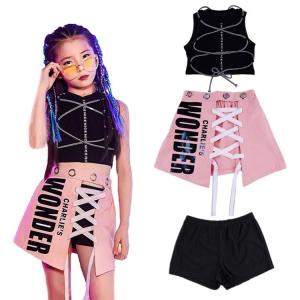 キッズダンス衣装 セットアップ チアダンス衣装 ヒップホップ 衣装 ジャズダンス Hiphop スカート 応援団 体操服 かわいい 練習着 パンツ3点セット Rge 1303 Just For You Online Store 通販 Yahoo ショッピング