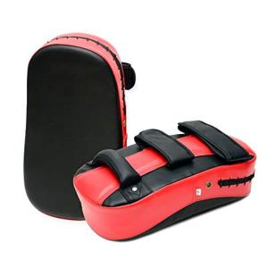 レザー 革 キックミット 2個セット カーブ パンチングミット