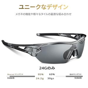 [BEACOOL] スポーツサングラス 偏光レ...の詳細画像5