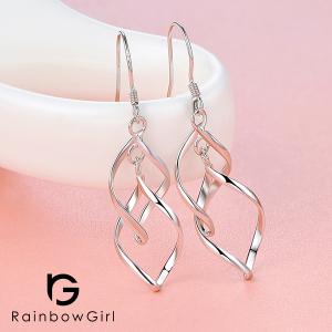 フックピアス レディース ティアドロップ 2連 揺れる シンプル 上品 ギフト プレゼント 女性 30代40代50代 人気 誕生日プレゼント クリスマス