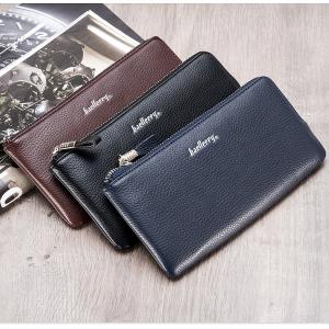 長財布 メンズ 薄い スマホ入れ ファスナー 超薄型財布 お札入れ カード 送料無料 敬老の日 男性 プレゼント