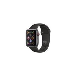 【新品・即納】ウェアラブル端末・スマートウォッチ APPLE(アップル) Apple Watch Series 4 GPS+Cellularモデル 40mm MTVD2J/A [ブラックスポーツバンド]｜justme