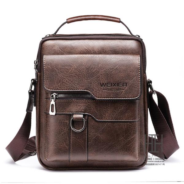 ワンショルダーバッグ メンズ 斜め掛け ボディバッグ 胸バッグ 革 PUレザー 小さめビジネスバッグ...