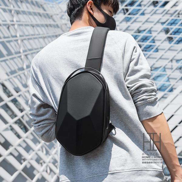 ボディバッグ ワンショルダーバッグ USB口 メ ファスナー付き 撥水 コンパクト メンズ レディー...