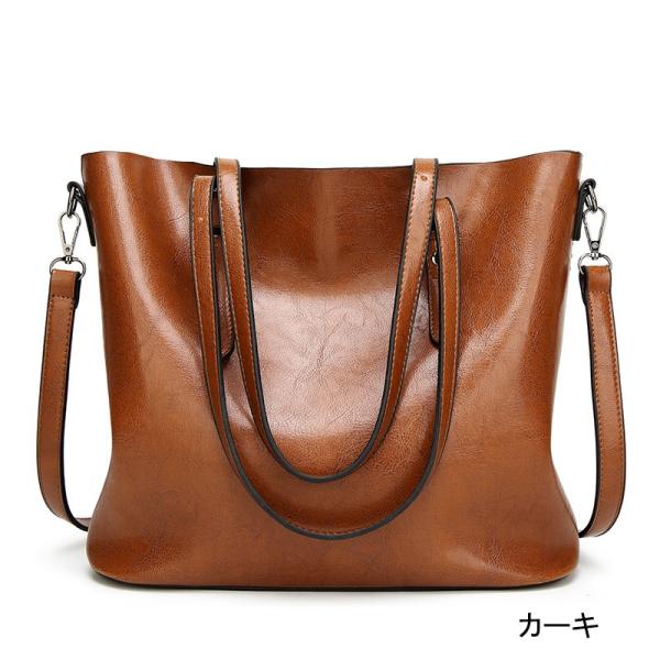 ハンドバッグ ショルダーバッグ レディース シンプル 2way バッグ 通勤 大容量