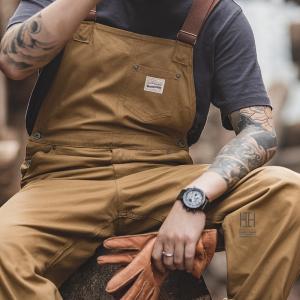 オーバーオール メンズ 綿 100 キャンバス ハンマーループ サロペット オールインワン つなぎ 作業服 大きいサイズ ワーク ゆったり おしゃれ ワークウェア