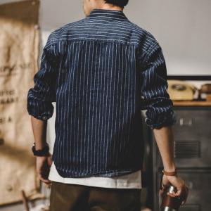 ワークシャツ シャツ メンズ デニムシャツ 長...の詳細画像4