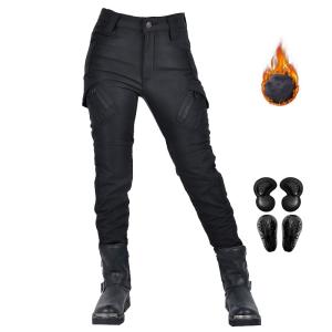 レディース バイクライディング カーゴパンツ レディース バイク用パンツ カーゴパンツ ライディングパンツ 防寒 冬
