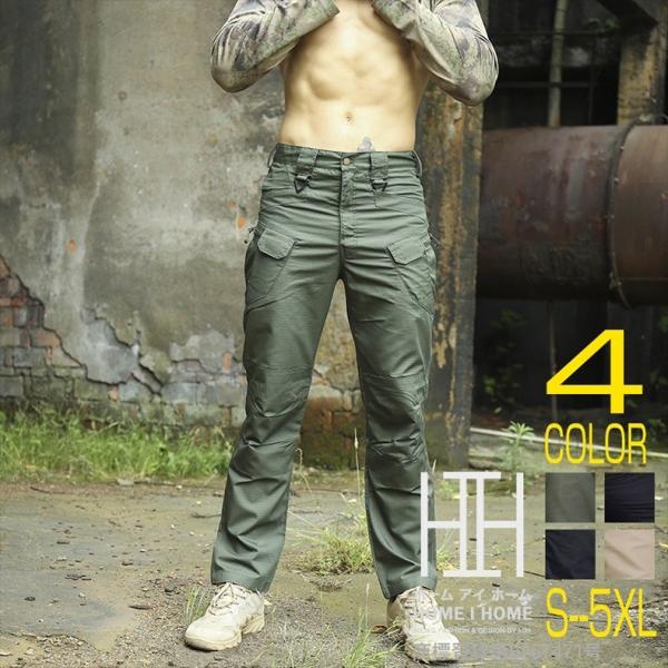 メンズ カーゴパンツ 無地 カジュアル ゆったり ミリタリー系 作業服 ワークパンツ アウトドア
