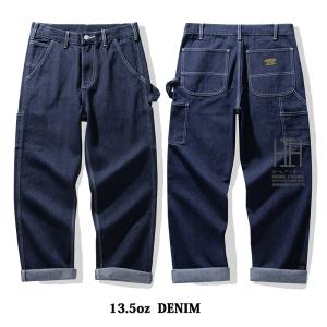 DUNGAREES ダンガリーズ ペインターパンツ デニムパンツ メンズ カーゴパンツ ワークパンツ 13.5oz 11.5oz Denim インディゴ 多ポケット おしゃれ ストライプ柄
