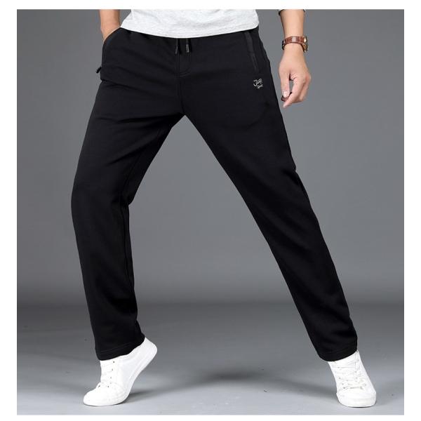 メンズ スラックス 撥水 隠しゴム ノーアイロン ウエストゴム シンプル 無地 ボトム 細身 スリム...