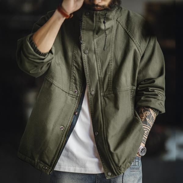 M65 ジャケット メンズ ショート丈 モッズコート Simple M-65 Urban ミリタリー...