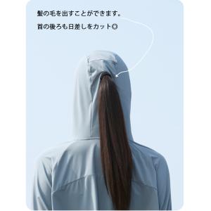 ラッシュガード レディース パーカー 長袖 フ...の詳細画像5