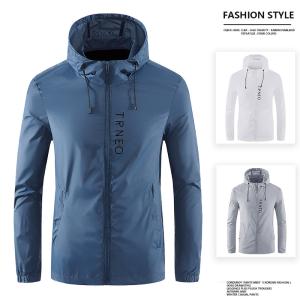 ウインドブレーカー メンズ 英文字 プリント ロゴ入り 長袖 uvカット 撥水加工 薄手 おしゃれ 羽織り アウトドア ランニング 登山 通気性 マウンテンパーカーの商品画像