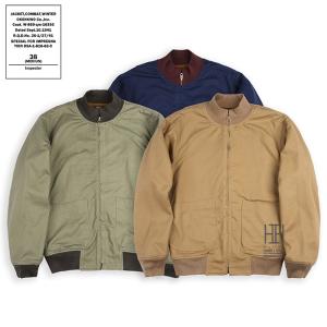 タンカースジャケット フライトジャケット メンズ 無地 ミリタリー ジャケット 綿100 ウール裏地 リブ スタンドカラー Tanker Jacket パッチポケット ブルゾン