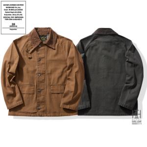 SPEY JACKET スペイジャケット ワークジャケット メンズ ダック コットン 綿 100 コーデュロイ襟 ミドル丈 ノンオイルドジャケット ミリタリー ワークマン