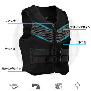ライフジャケット 救命胴衣 釣り CE認証品 ...の詳細画像4