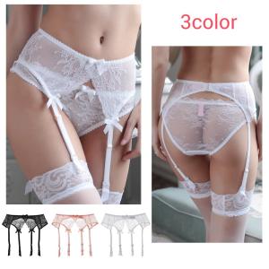 レディース下着 インナー ガーターベルト シースルー