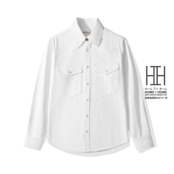 ウエスタン シャツ ダンガリーシャツ デニムシャツ メンズ 長袖 10oz デニム ヘビーウェイト ...