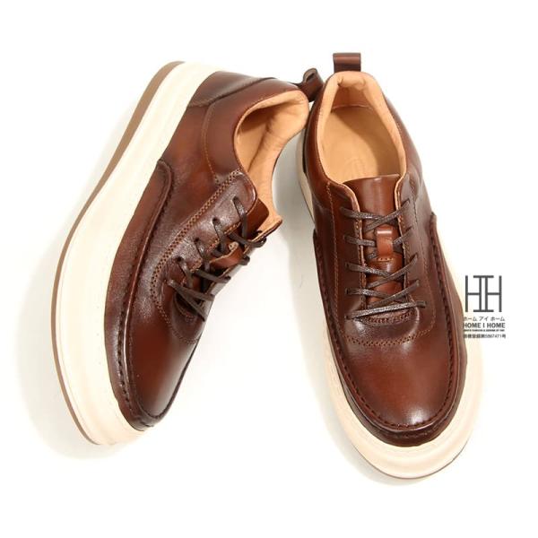 ビジネスシューズ  革靴 スニーカー メンズ 本革 馬革 歩きやすい 上品 光沢 通勤 オフィス フ...