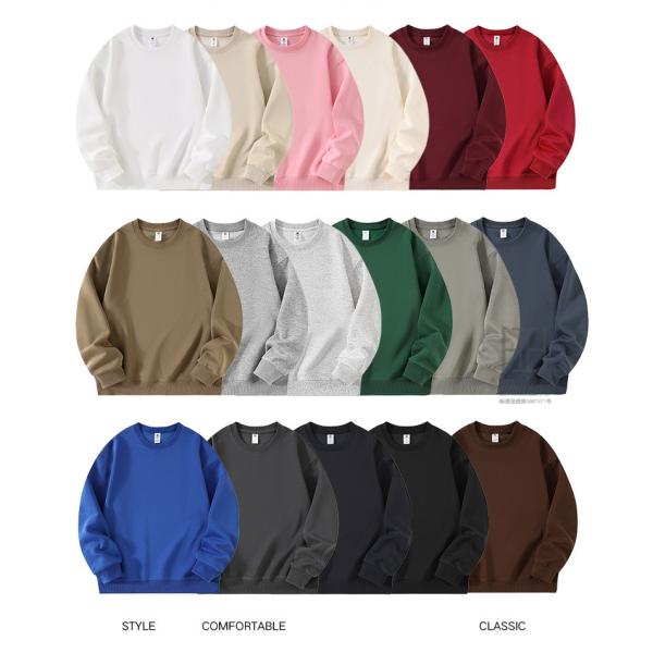 スウェット トレーナー メンズ トップス 無地 長袖 ヘビーウェイト 11.3oz 綿 コットン 裏...