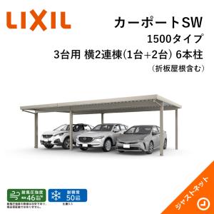 LIXIL（リクシル） カーポートST 3000タイプ 3台用 W8484×L6053 30・55