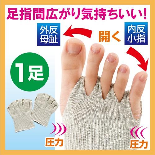 外反母趾対策 サポーター フットケア 外反母趾 男女兼用 外反母趾・内反小指対策インナーサポーター1...