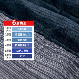 メンズ 綿入れ わた入り 半纏 袢纏 どてら ...の詳細画像2