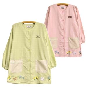 エプロン 割烹着 保育士 看護士 介護士 あったか 冷え対策 カワイイ