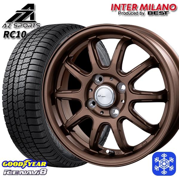 155/65R14インチ グッドイヤー アイスナビ8 ICE NAVI8 4H100 スタッドレスタ...