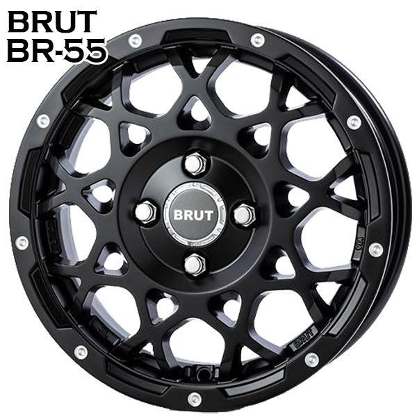 サマータイヤ ホイール4本セット 155/65R14インチ 4H100 BRUT ブルート BR-5...