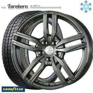 ザ・ビートル 215/60R16インチ グッドイヤー アイスナビ8 ICE NAVI8 5H112 トレジャーワン ユーロボーン 01 スタッドレスタイヤホイールセット｜justparts