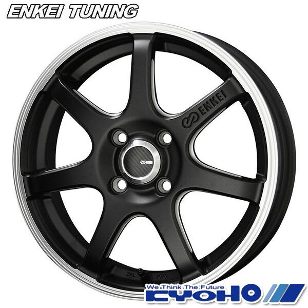 サマータイヤ ホイール4本セット 205/40R17インチ 4H100 共豊 ENKEI TUNIN...