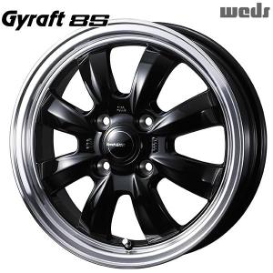 オールシーズンタイヤ ホイール4本セット 155/65R14インチ 4H100 ウェッズ グラフト 8S BK/RP クムホ ソルウス 4S HA32