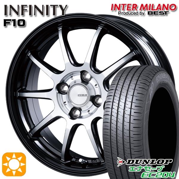 サマータイヤ ホイール4本セット 155/55R14インチ 4H100 インフィニティ F10 BK...