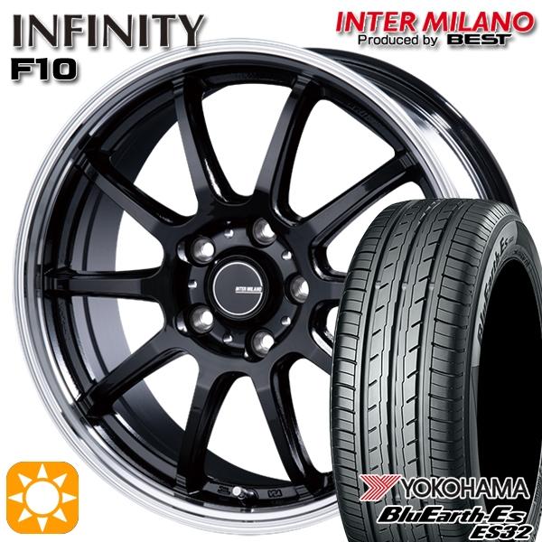 サマータイヤ ホイール4本セット 225/55R17インチ 5H114 インフィニティ F10 BK...