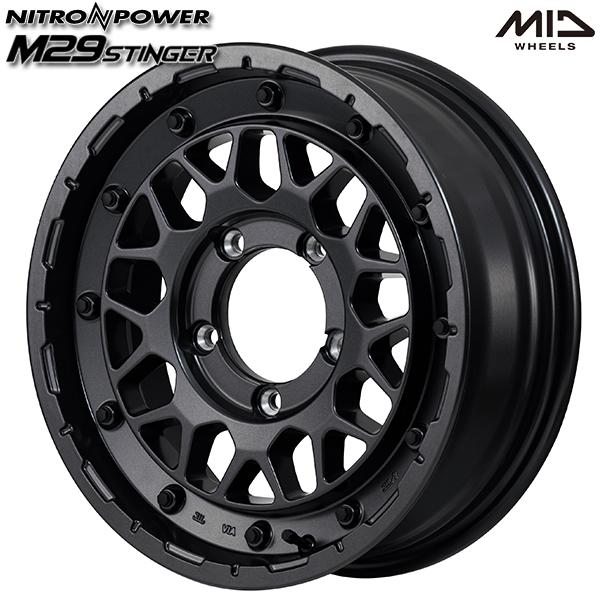 サマータイヤ ホイール4本セット 185/85R16インチ 5H139 MID ナイトロパワー M2...